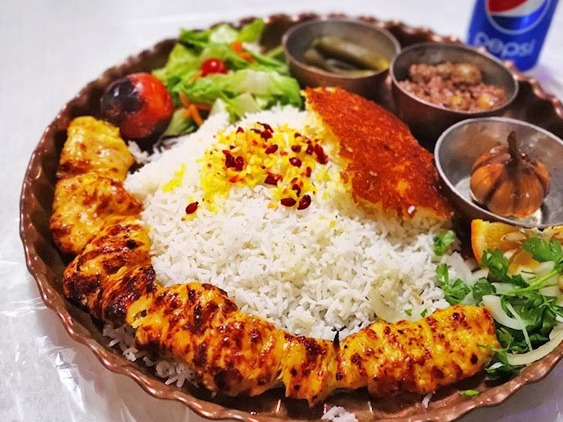 چلو جوجه کباب