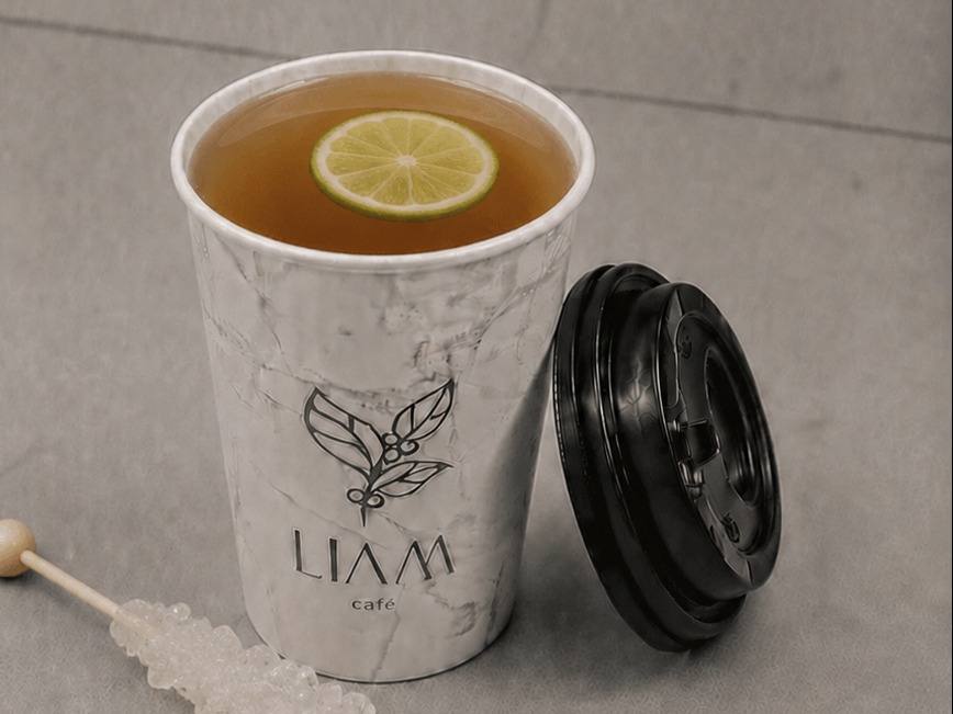 دمنوش چای سبز و لیمو