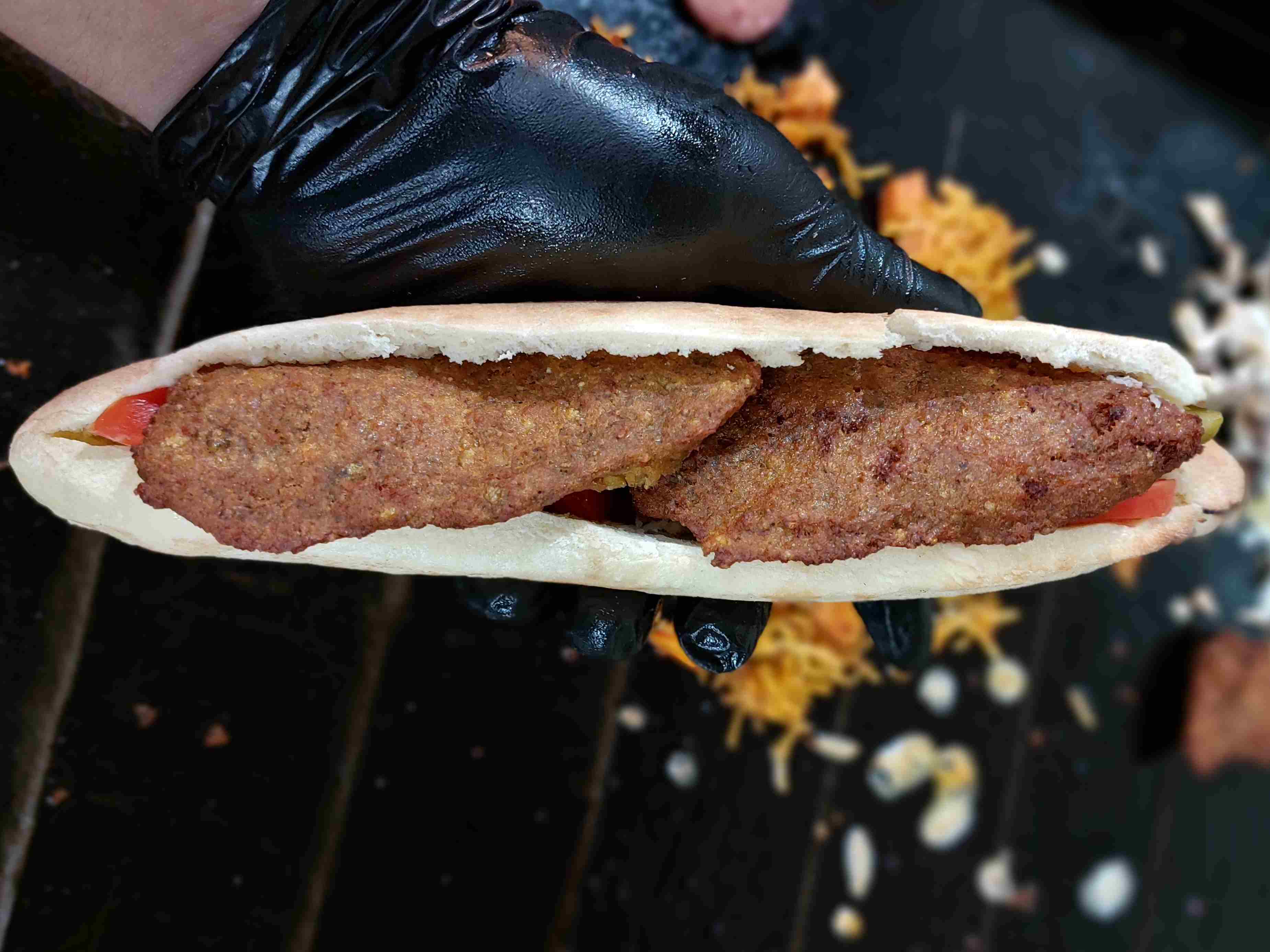 ساندویچ کتلت گوشت