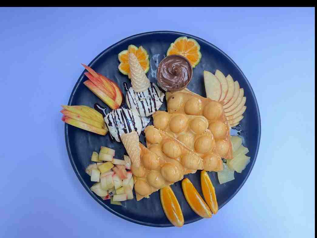 وافل نوتلا بستنی