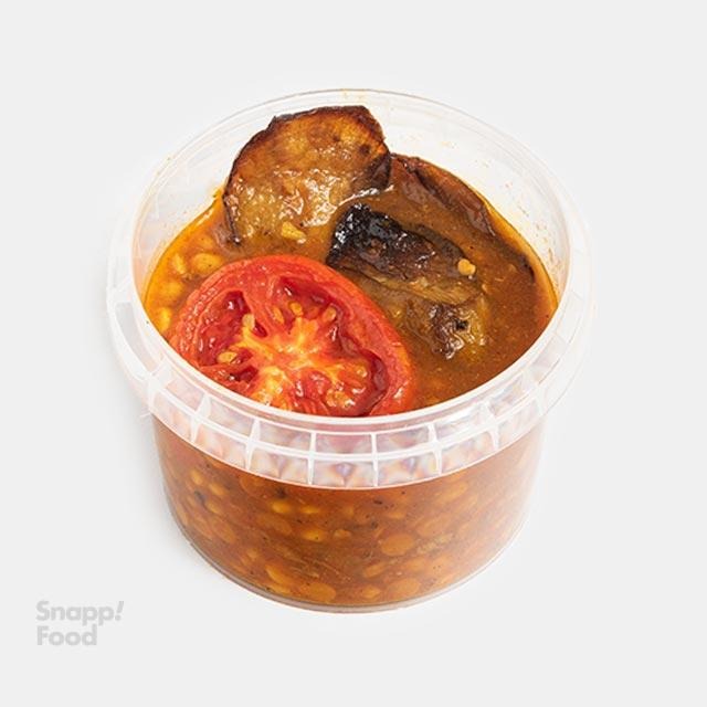 خورشت قیمه بادمجان (بدون برنج) در ظرف ماکروفری