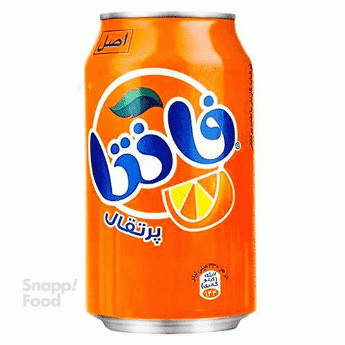 نوشابه قوطی فانتا