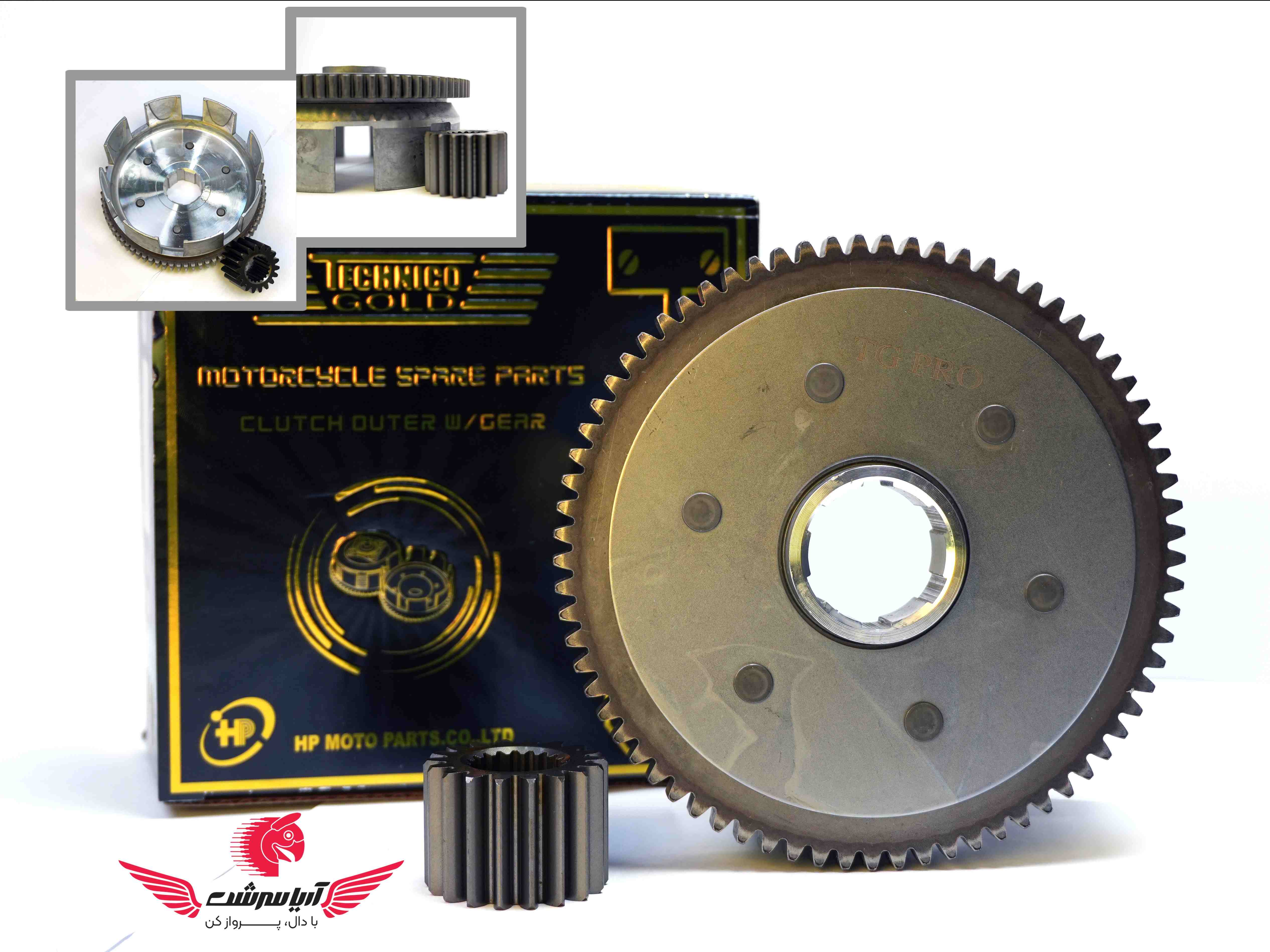 دیسک کلاچ PRO125 تکنیک گلد