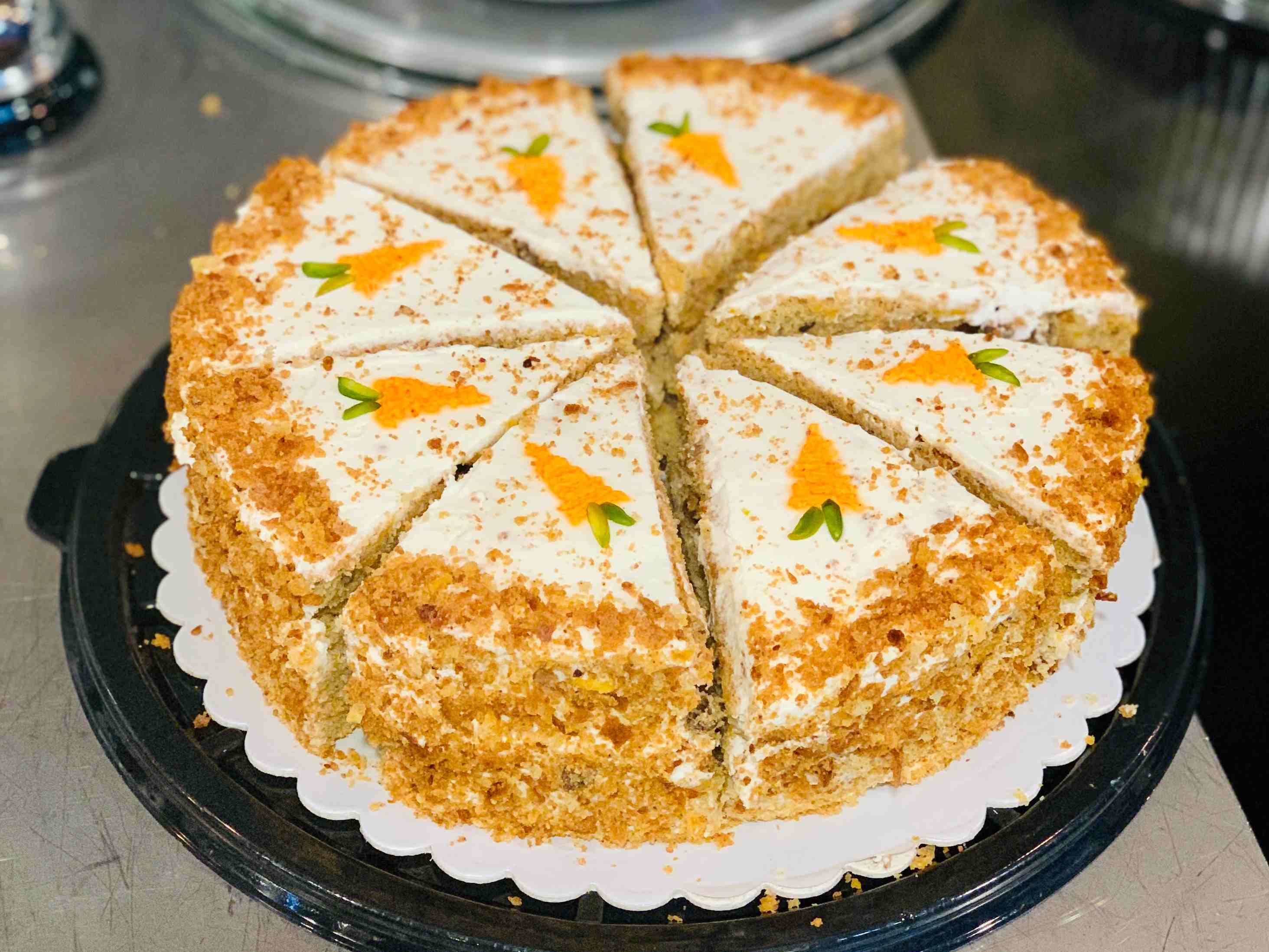 کیک هویج گردو