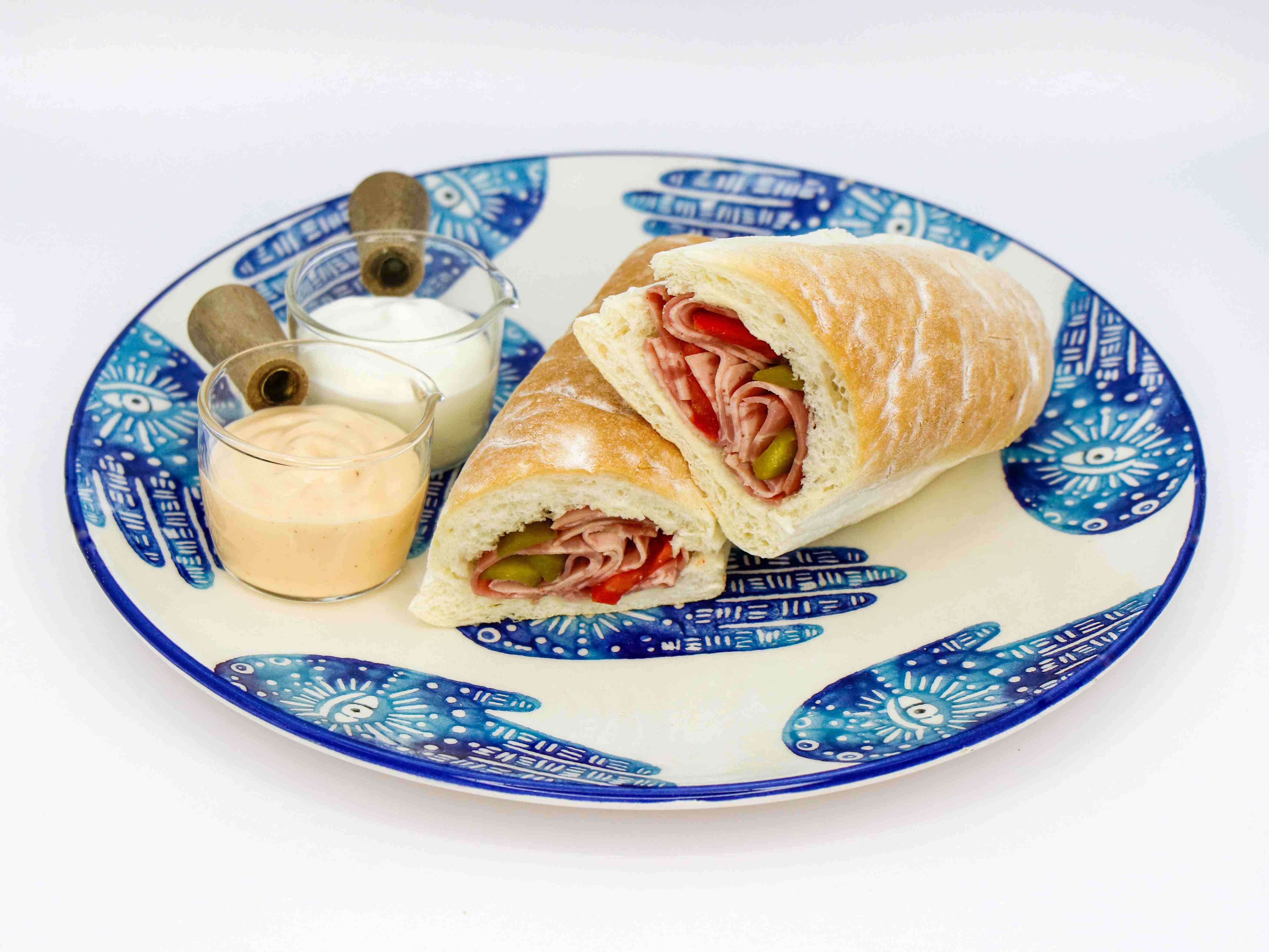 ساندویچ ژامبون گوشت