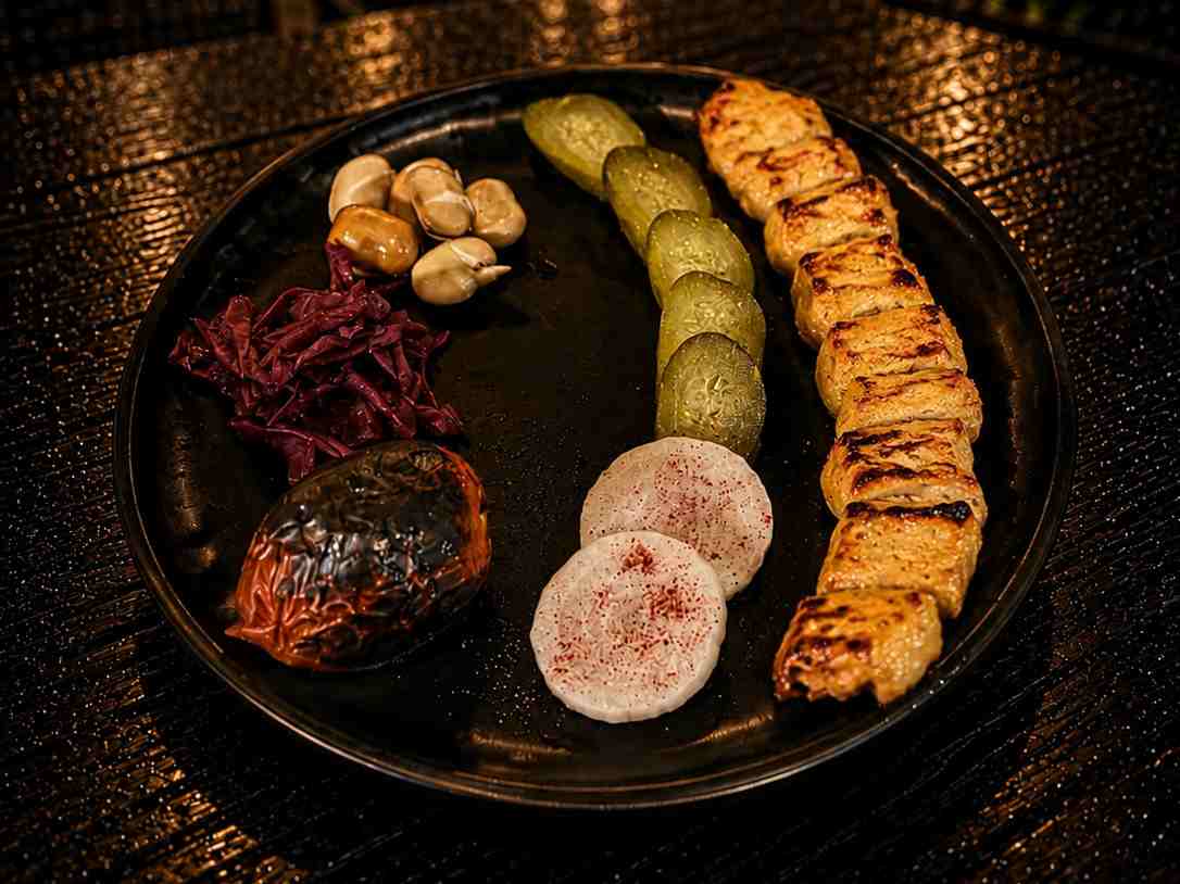 جوجه کباب زعفرانی