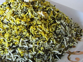 چلو سبزی