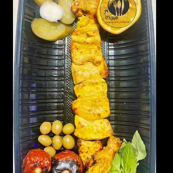 خوراك جوجه كباب سيخ ٣٠٠ گرمي