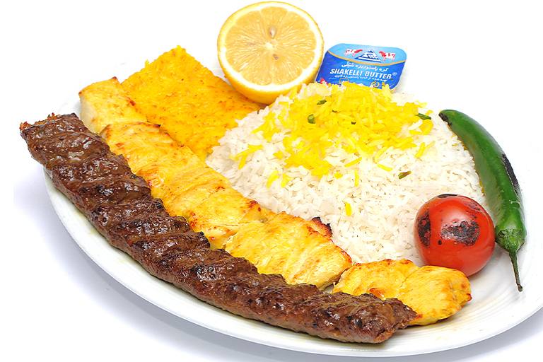 چلو کباب وزیری