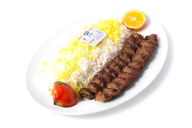 چلو کباب کوبیده بازاری