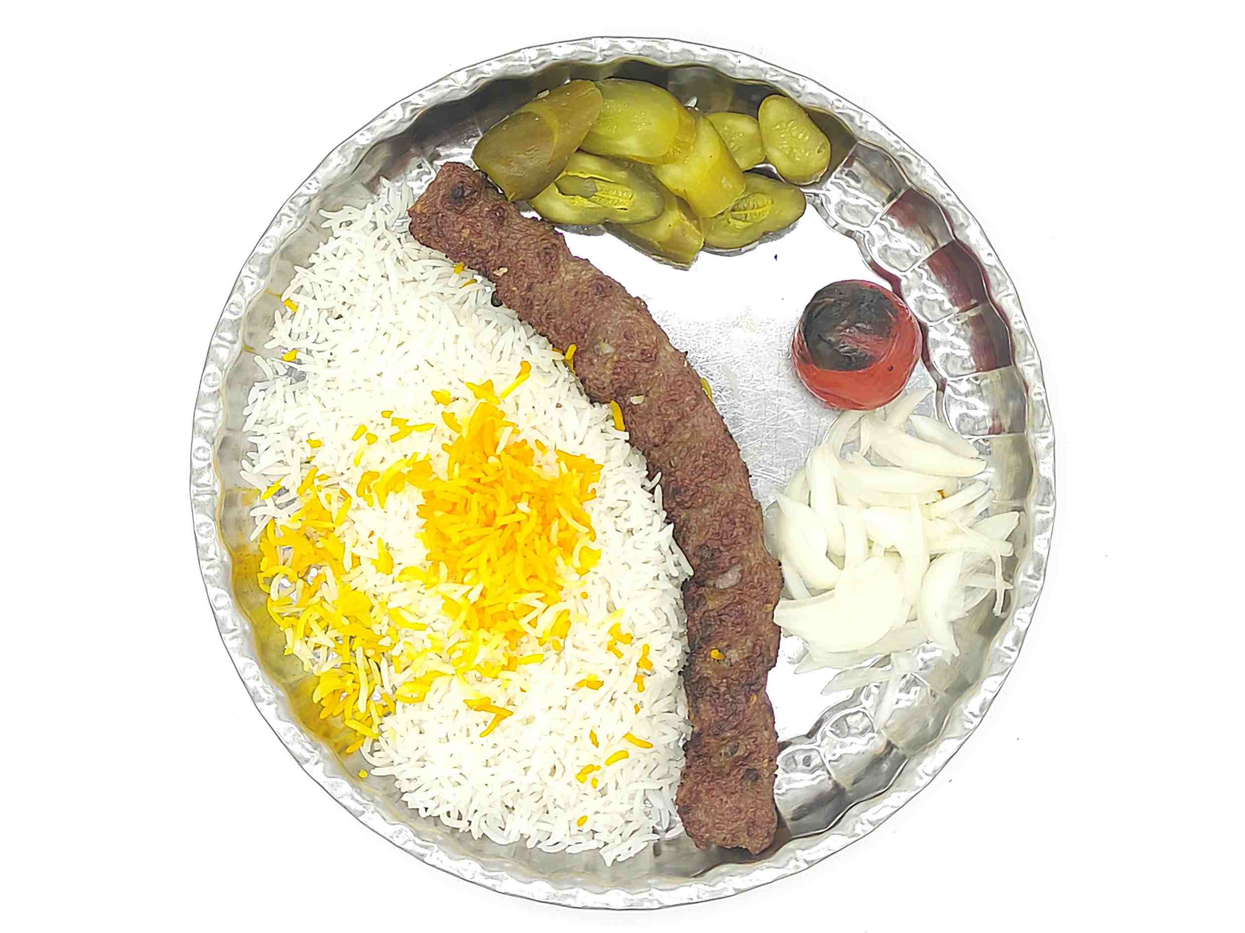 چلوکباب کوبیده (1سیخ)