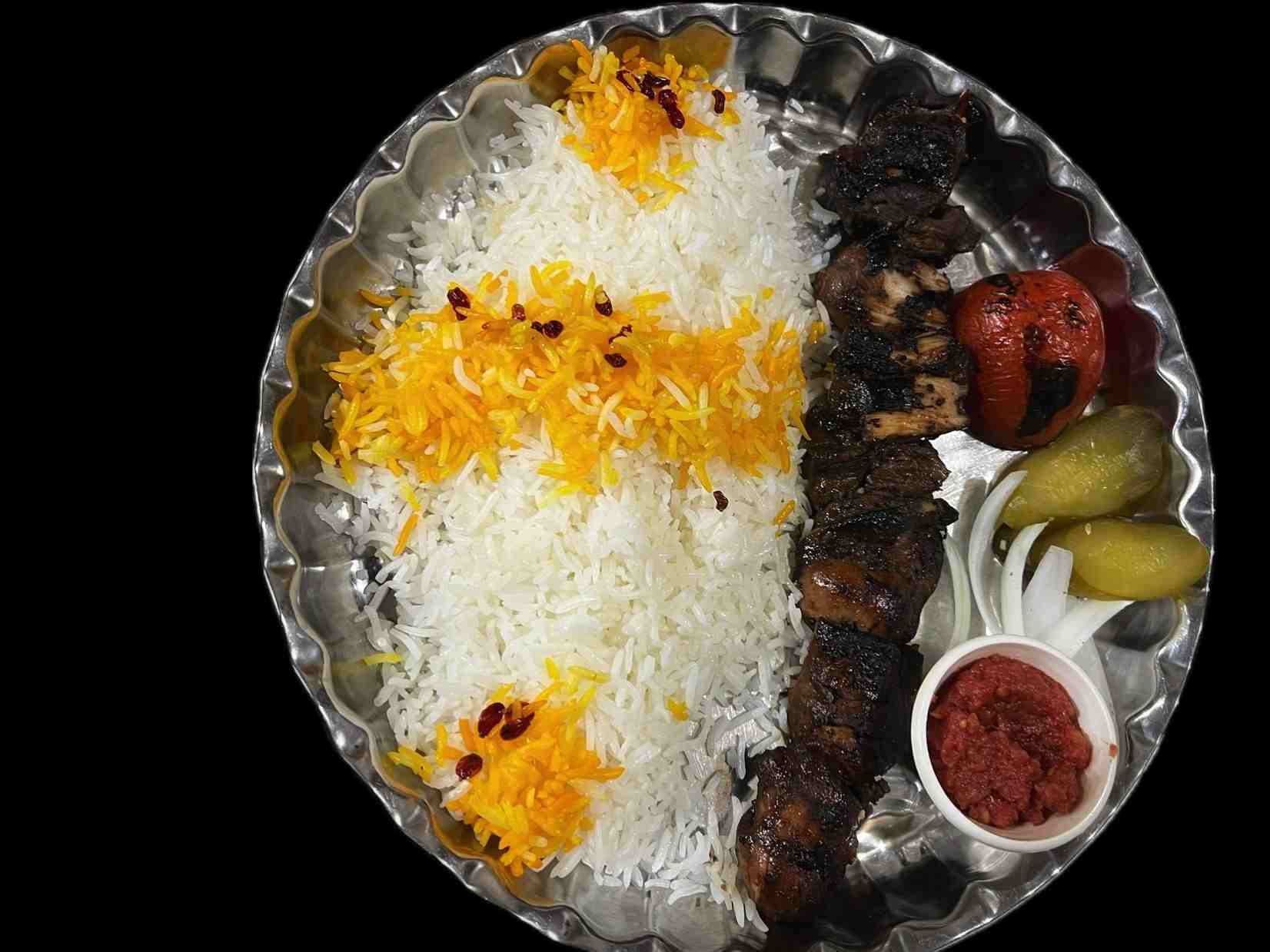 چلو جوجه کباب فسنجونی