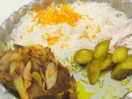چلو گوشت گوسفندی مخصوص