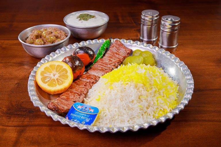 چلو کباب برگ معمولی