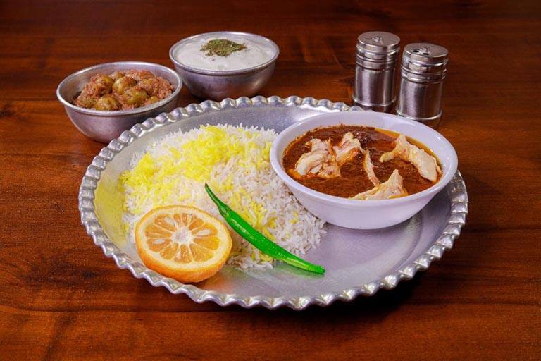 چلو خورش فسنجان