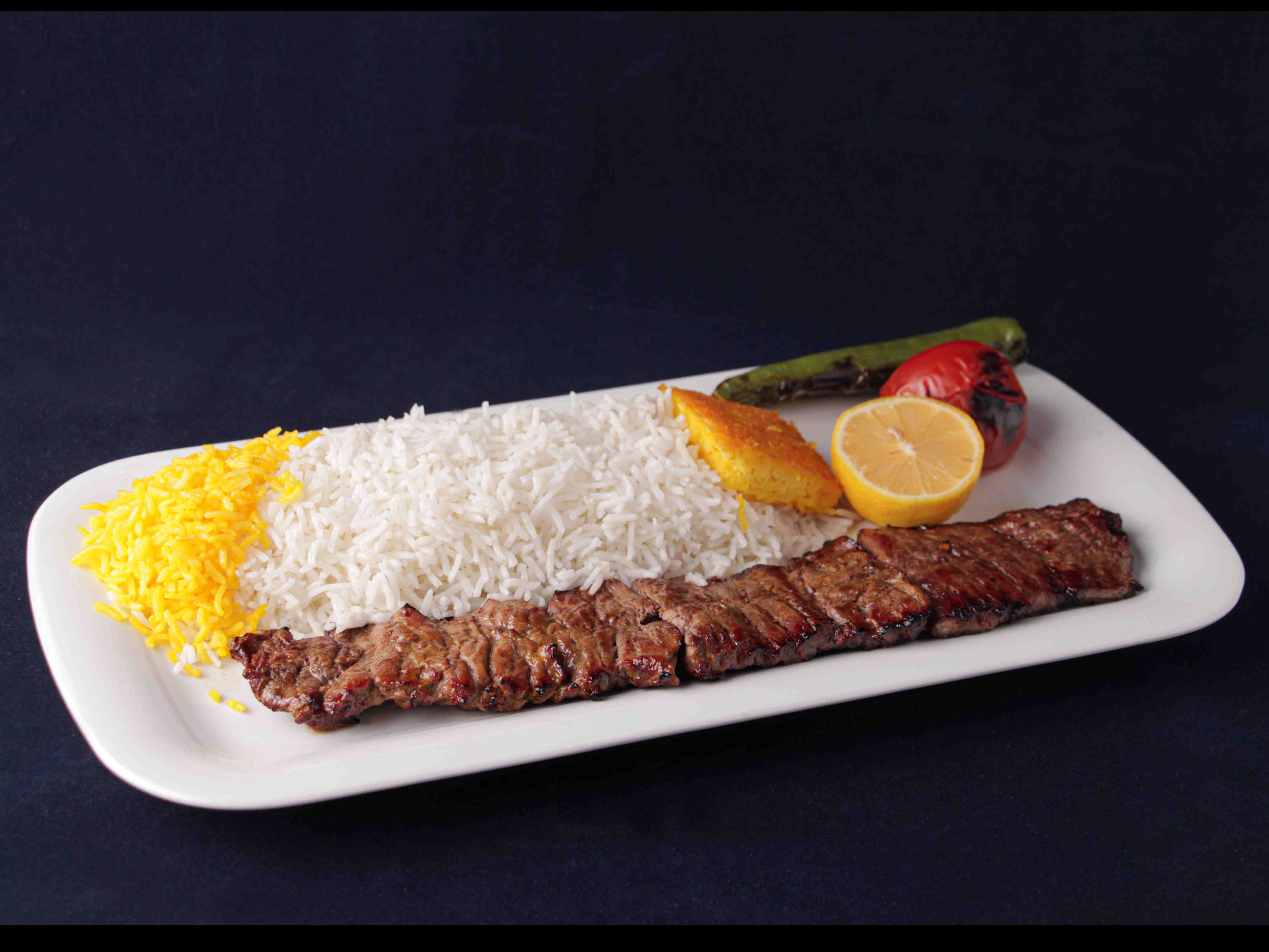 چلو کباب برگ ممتاز گوسفندی