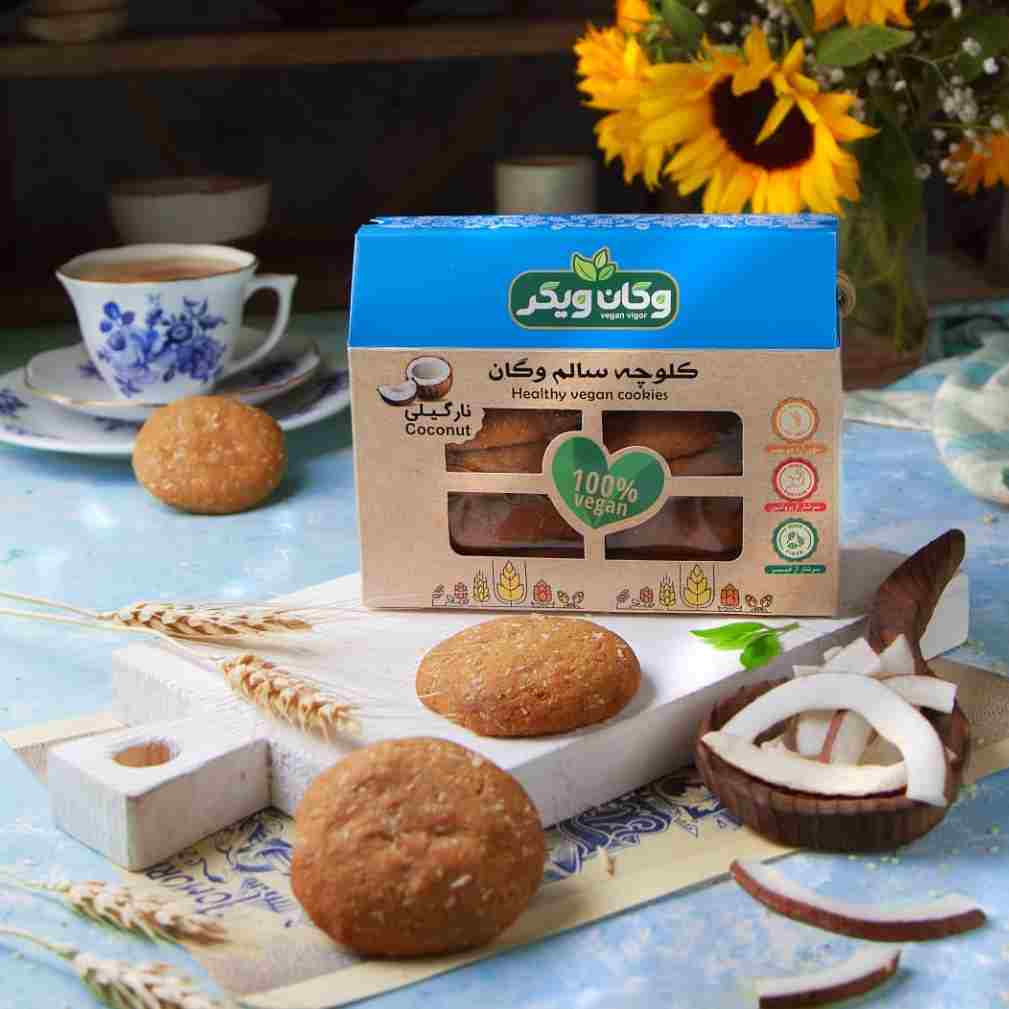کلوچه سنتی نارگیلی وگان
