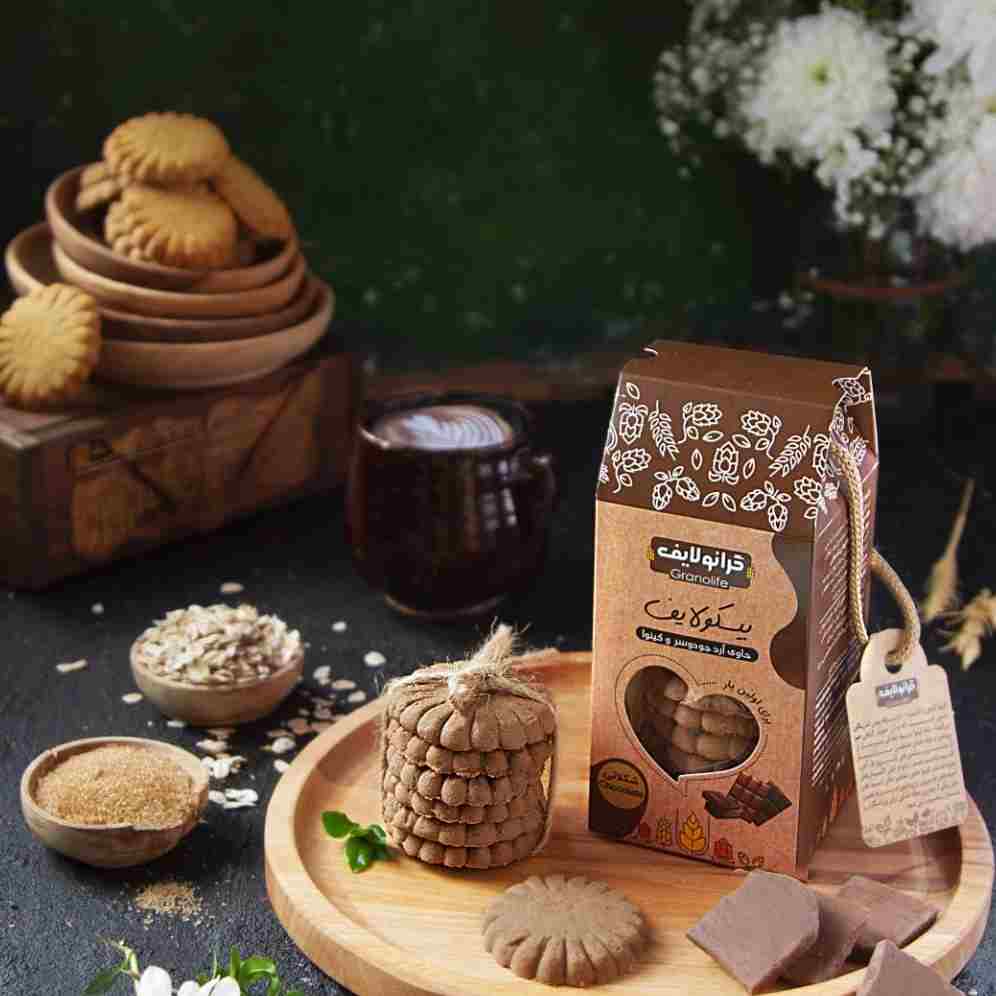 بیسکوئیت شکلاتی وکان 200گرم(جعبه)