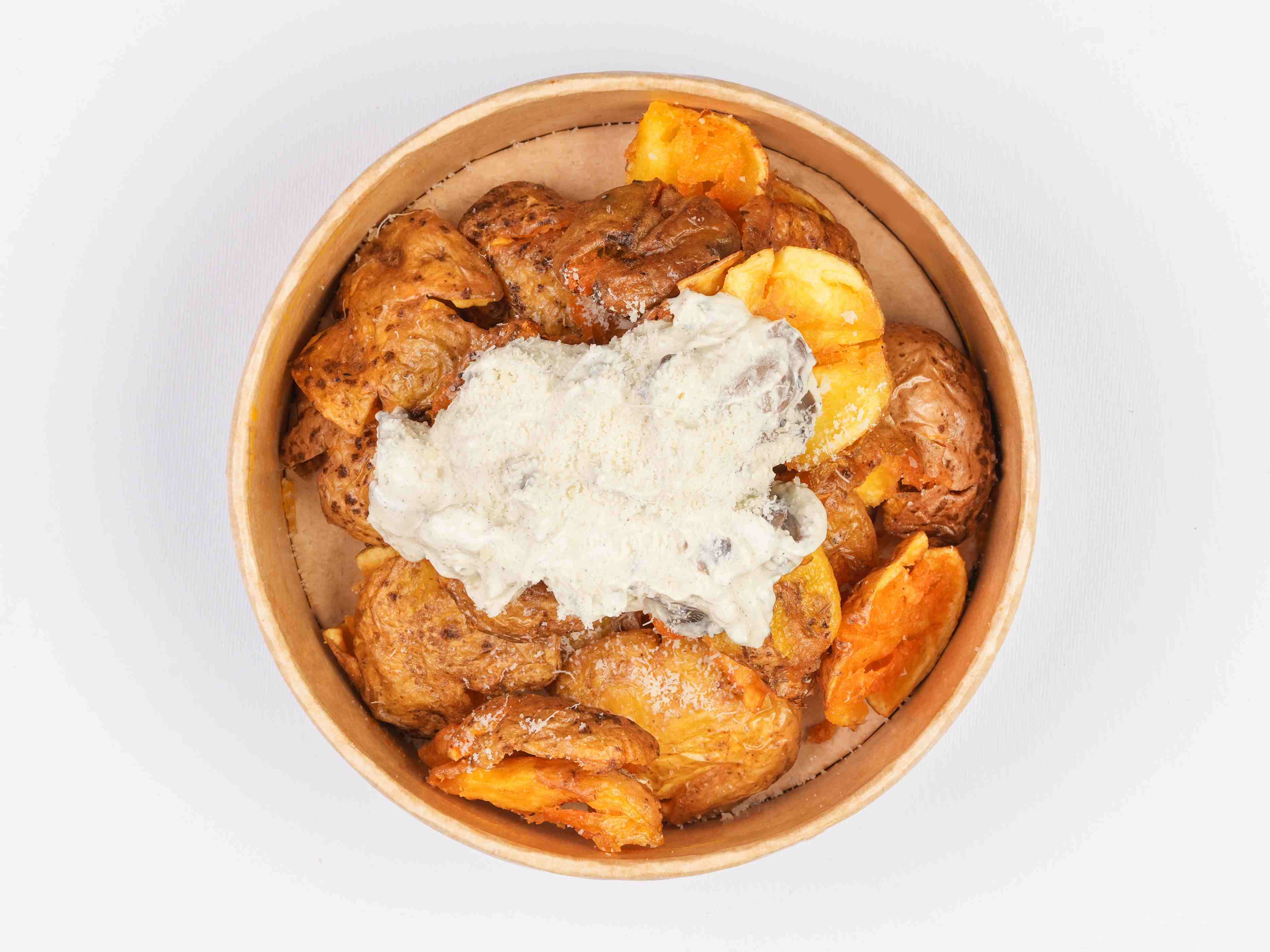 سیب زمینی اسمش خامه و قارچ