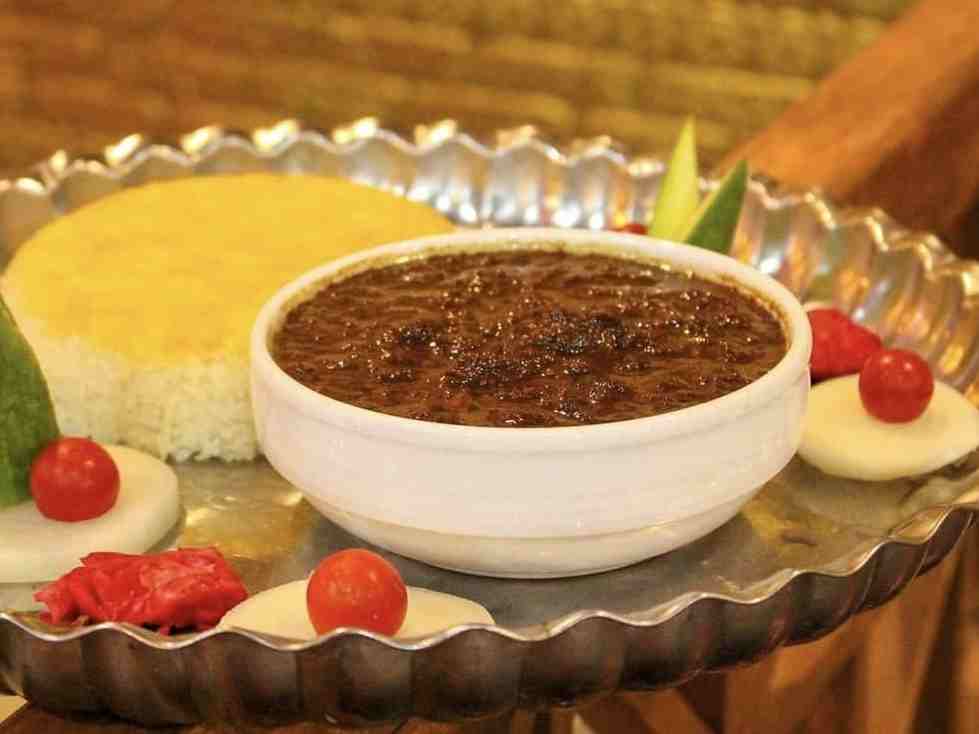 فسنجون و چلو کره ایرانی