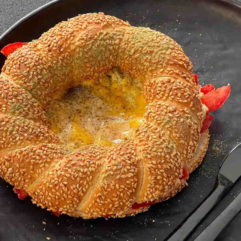 سیمیت تخم مرغ پنیر گودا گوجه