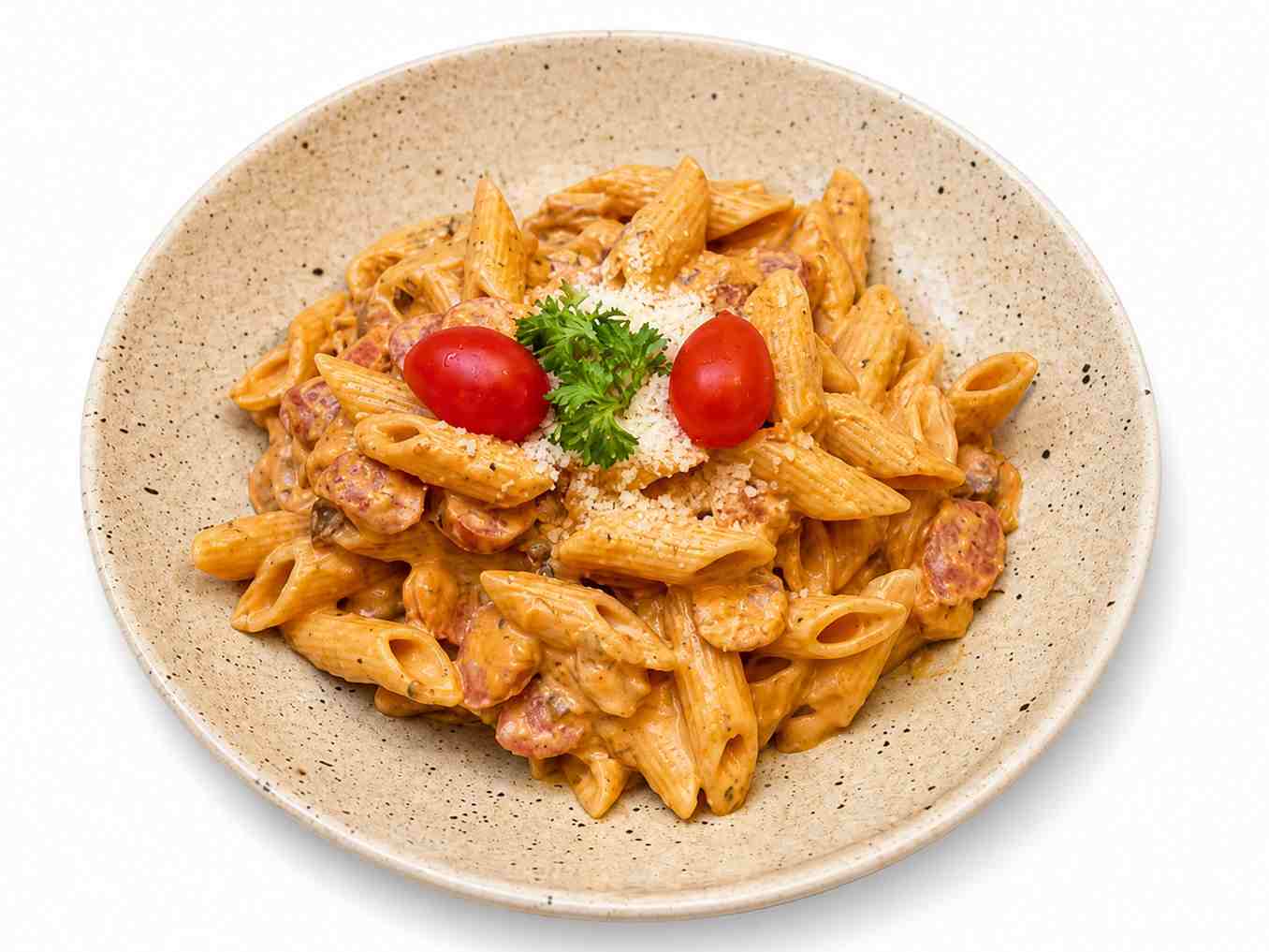 پاستا چوریتسو با سس رز