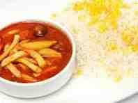 چلو خورش قیمه