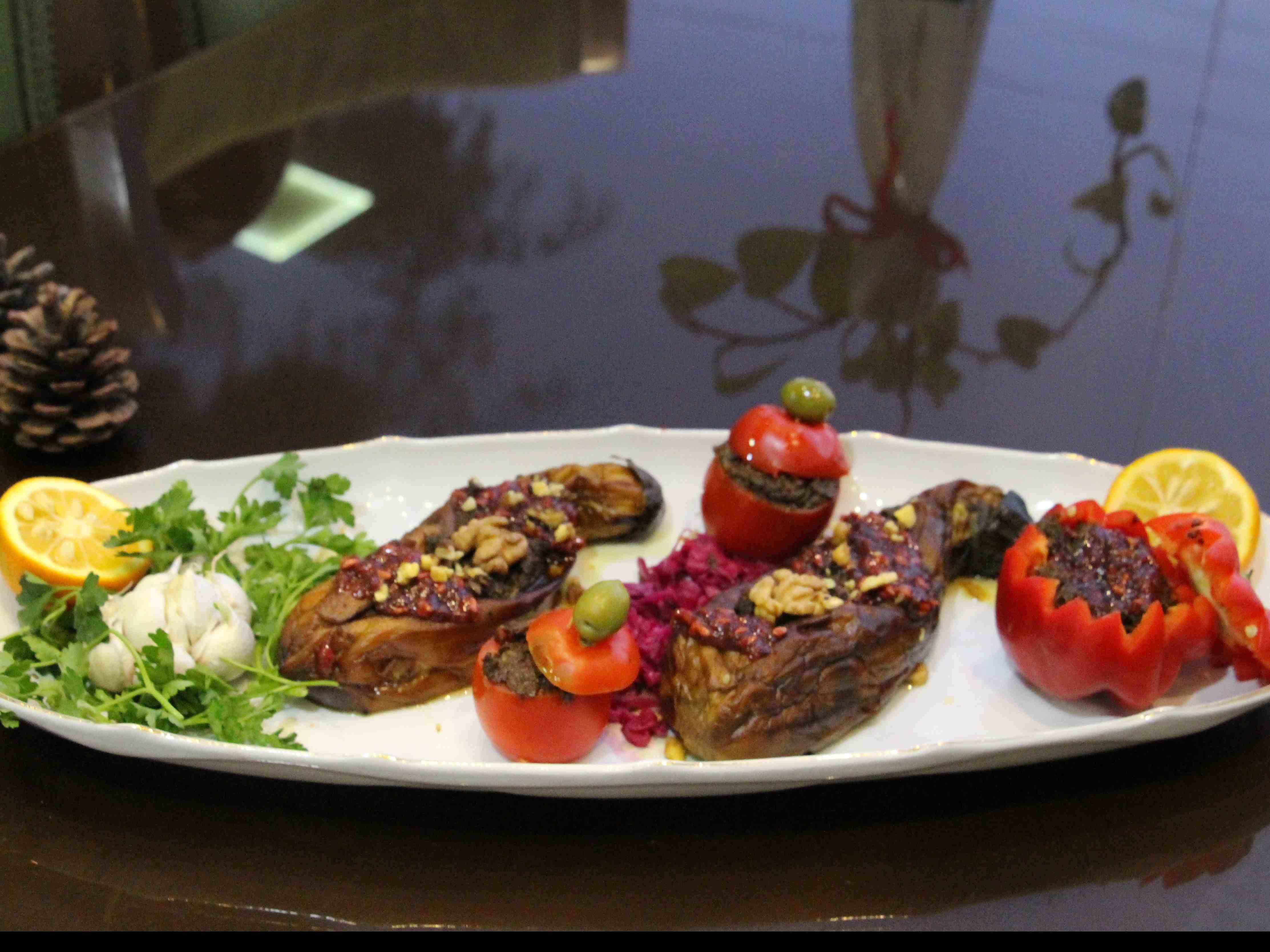 بادمجان شکم پر