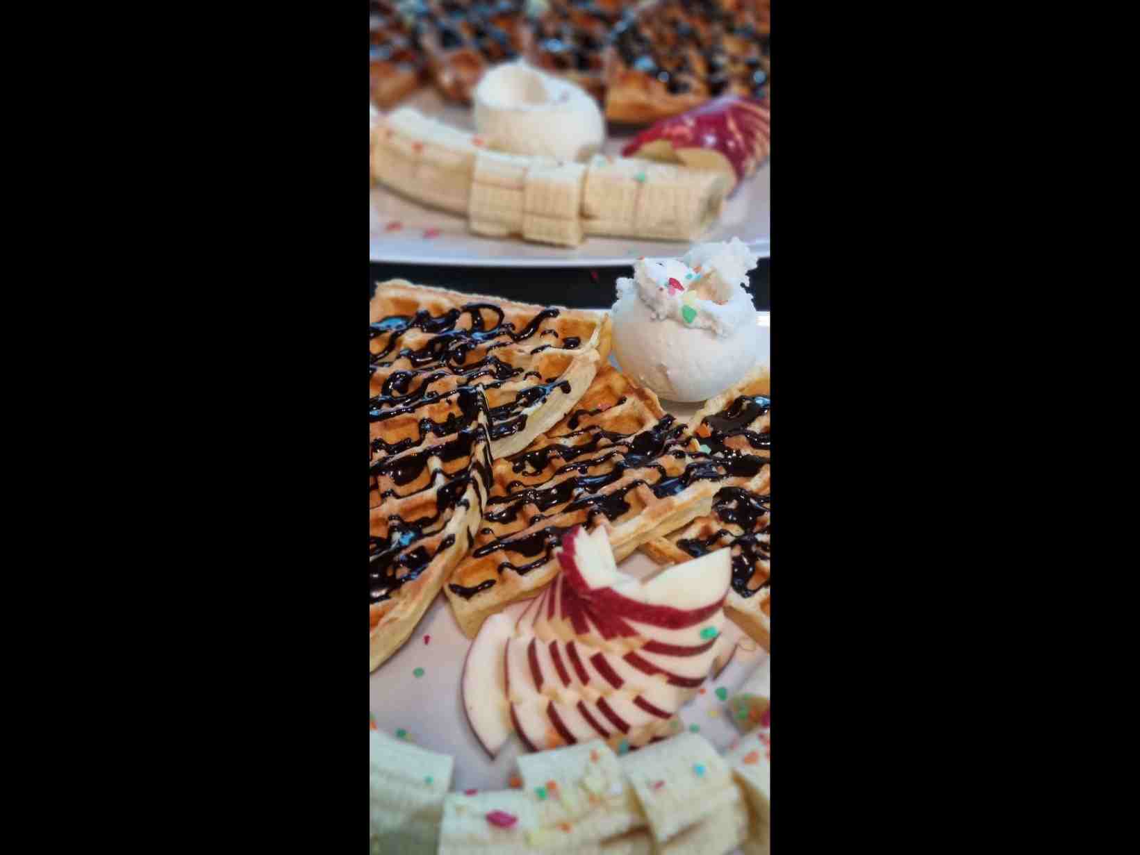 وافل میوه ای