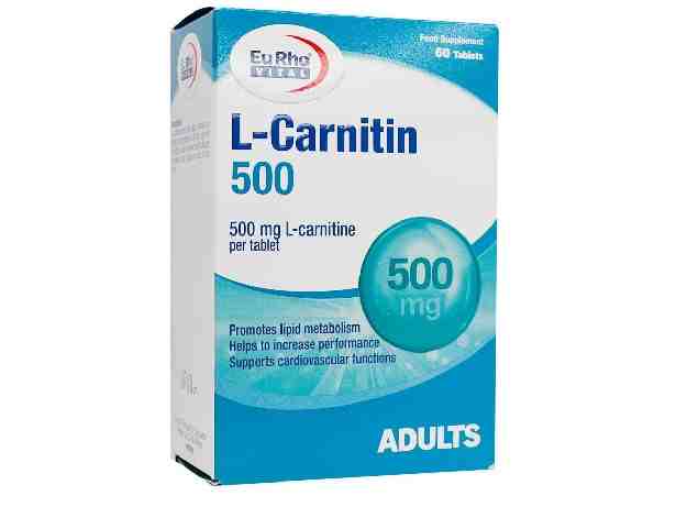 EURHO VITAL L-CARNITIN 500MG