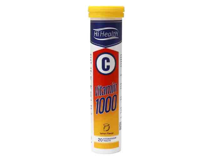 VITAMIN C 1000MG HIHEALTH