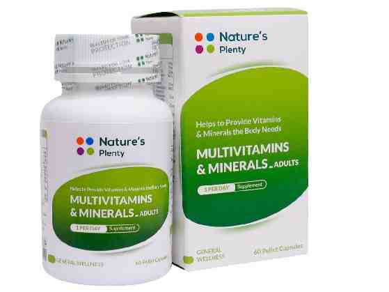 MULTIVITAMINS MINERALS ADULTS NATURE S PLENTY