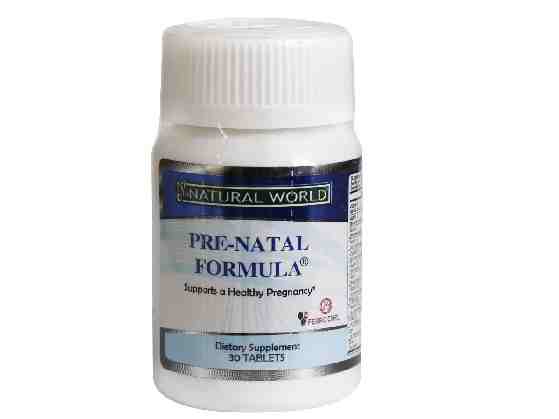 PRE NATAL FORMULA NATURAL WORLD