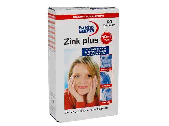 ZINC PLUS 10MG EURHOVITAL