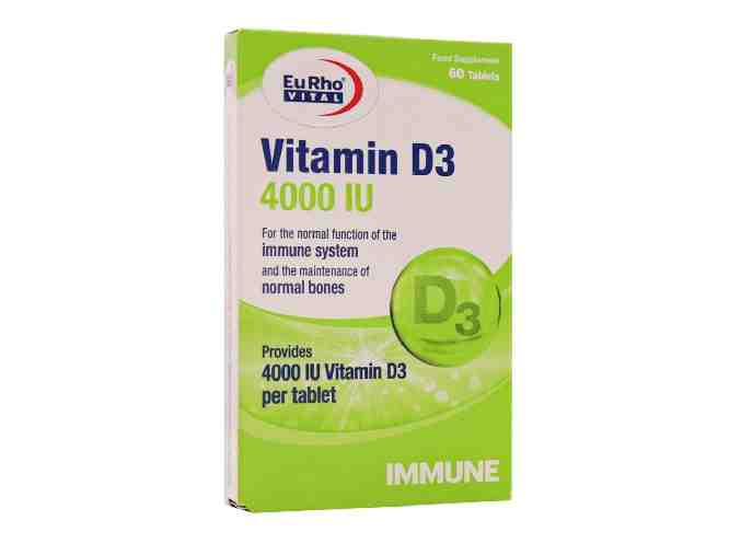 VITAMIN D3 4000IU EURHO VITAL
