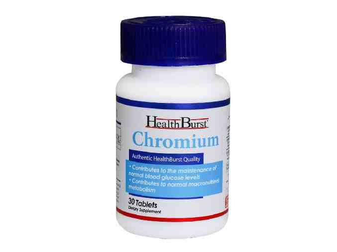 CHROMIUM 500MG HEALTH BURST