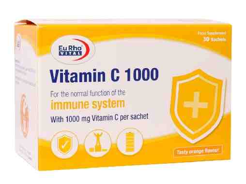 VITAMIN C 1000MG EURHO VITAL