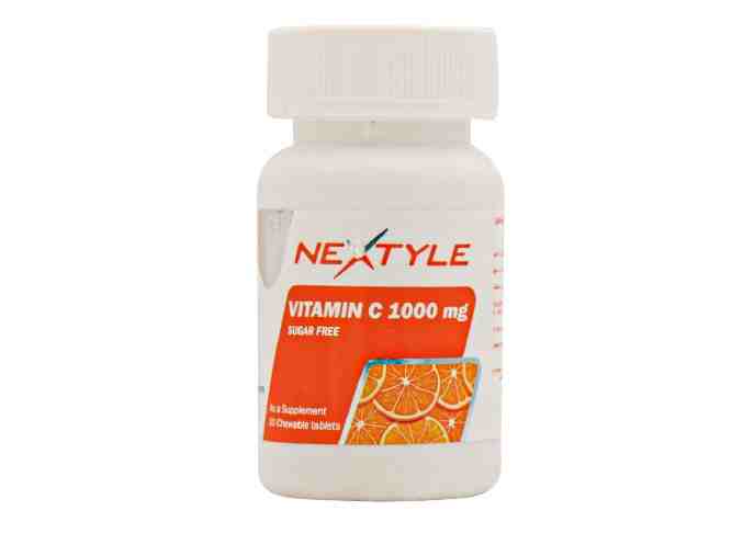VITAMIN C 1000MG NEXTYLE