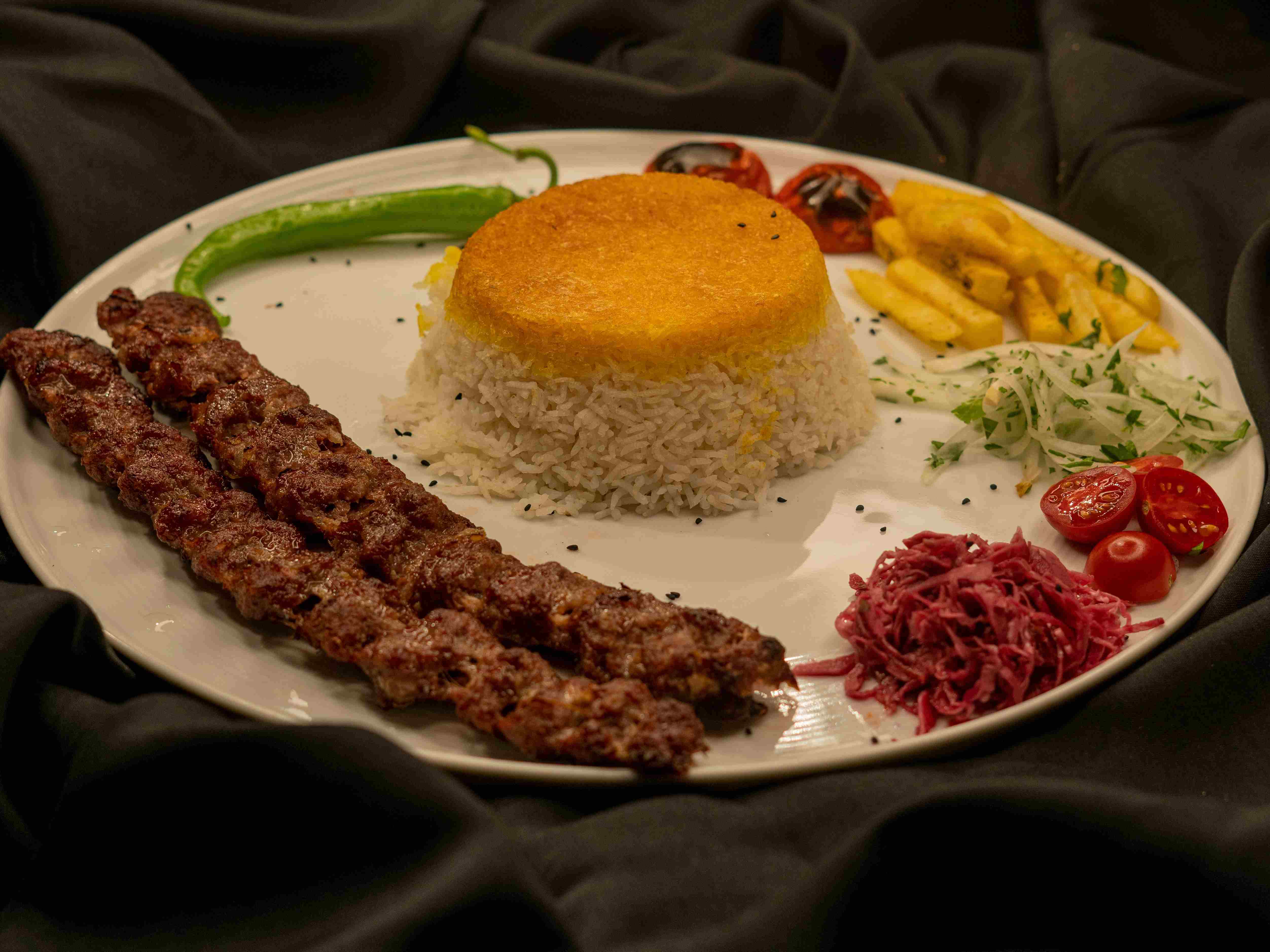 چلو  کوبیده مخصوص