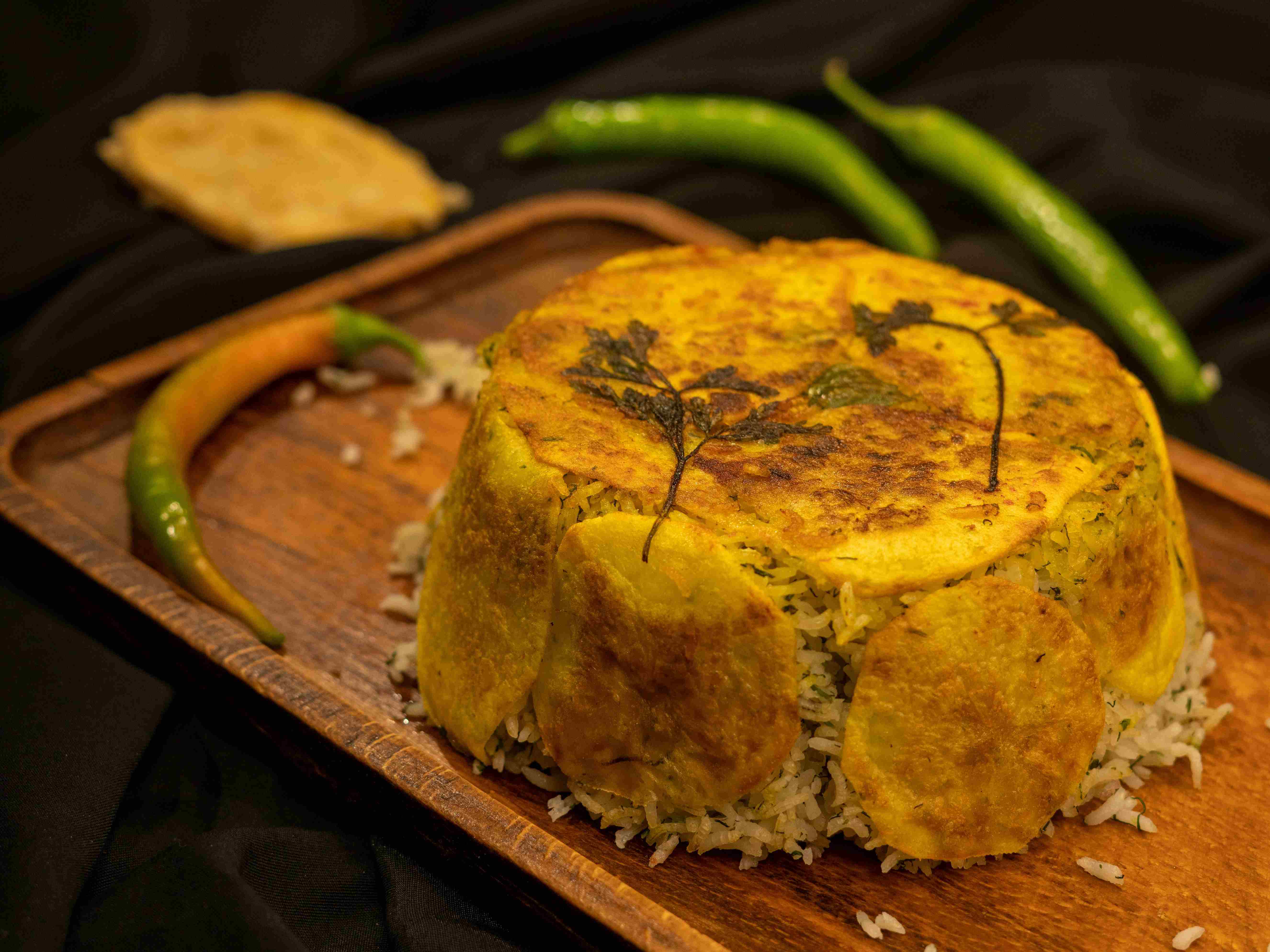 برنج سبزی (طارم)