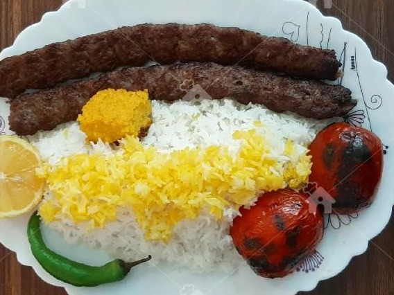 چلو کباب معمولی