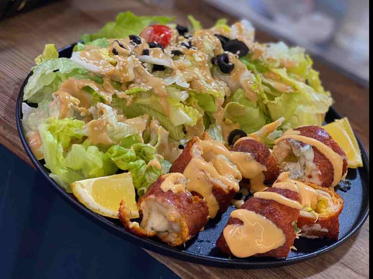 رولت مرغ سوخاری(نیم پرس)
