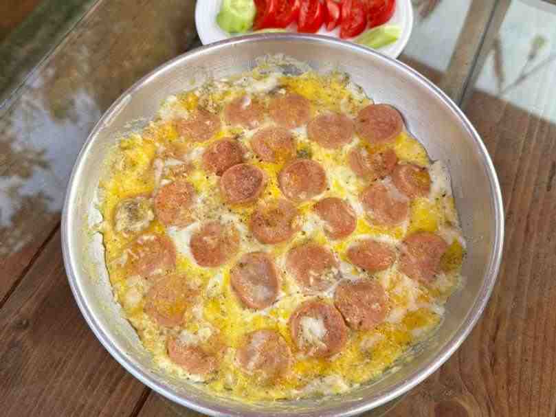 سوسیس تخم مرغ