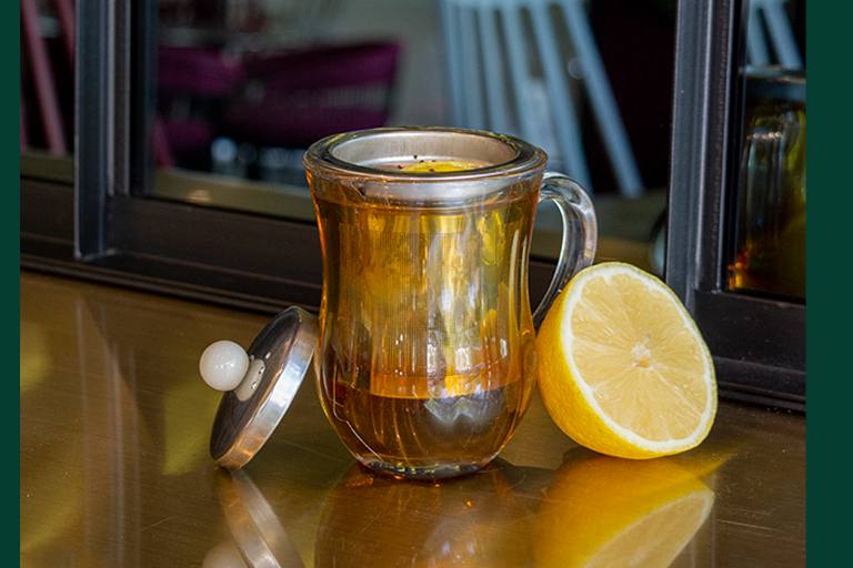 چای لیمو عسل