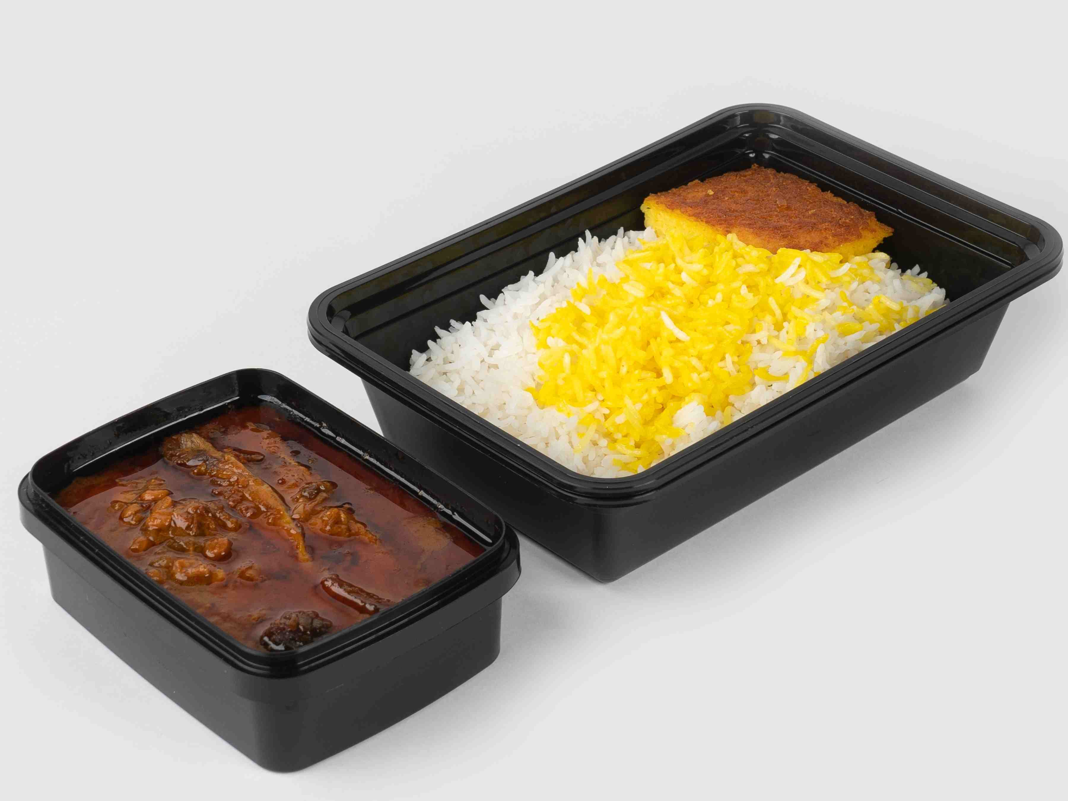 چلـو خـورش قیـمه بـادمجـان(200گرمی)
