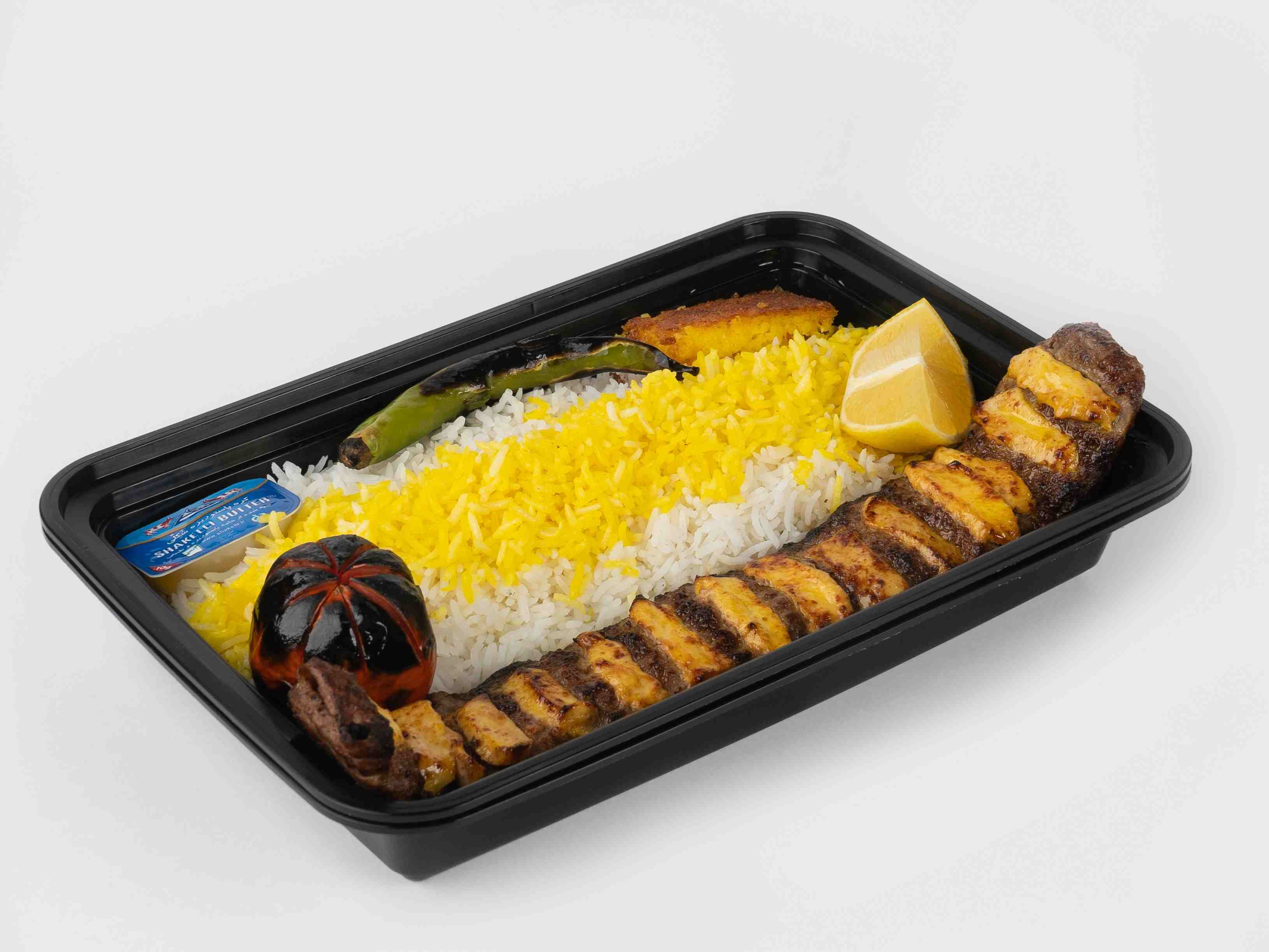 چلـوکبـاب لقـمه نگیـنی (200گرمی)