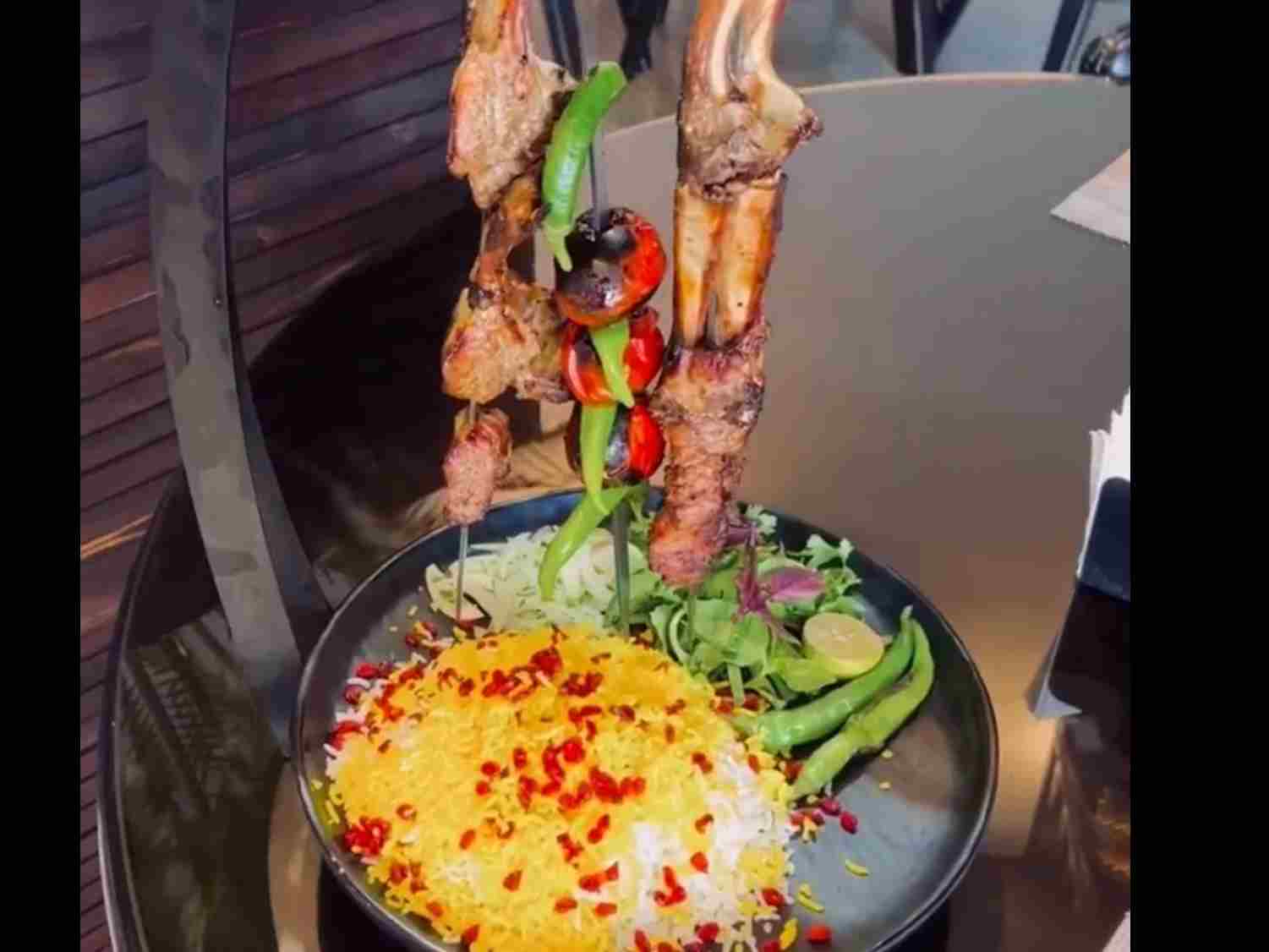 چلو شیشلیک ممتاز بره