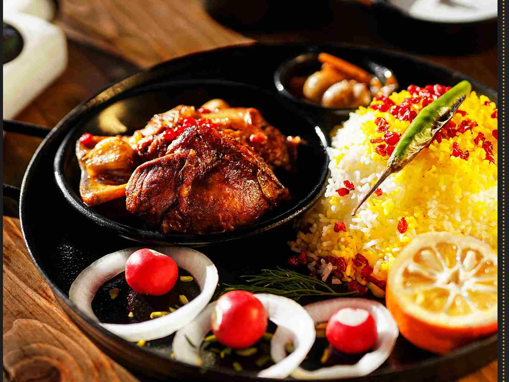 چلو گوشت گوسفندی