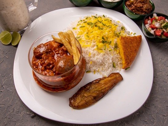 خورشت قیمه سیب زمینی 250 گرمی