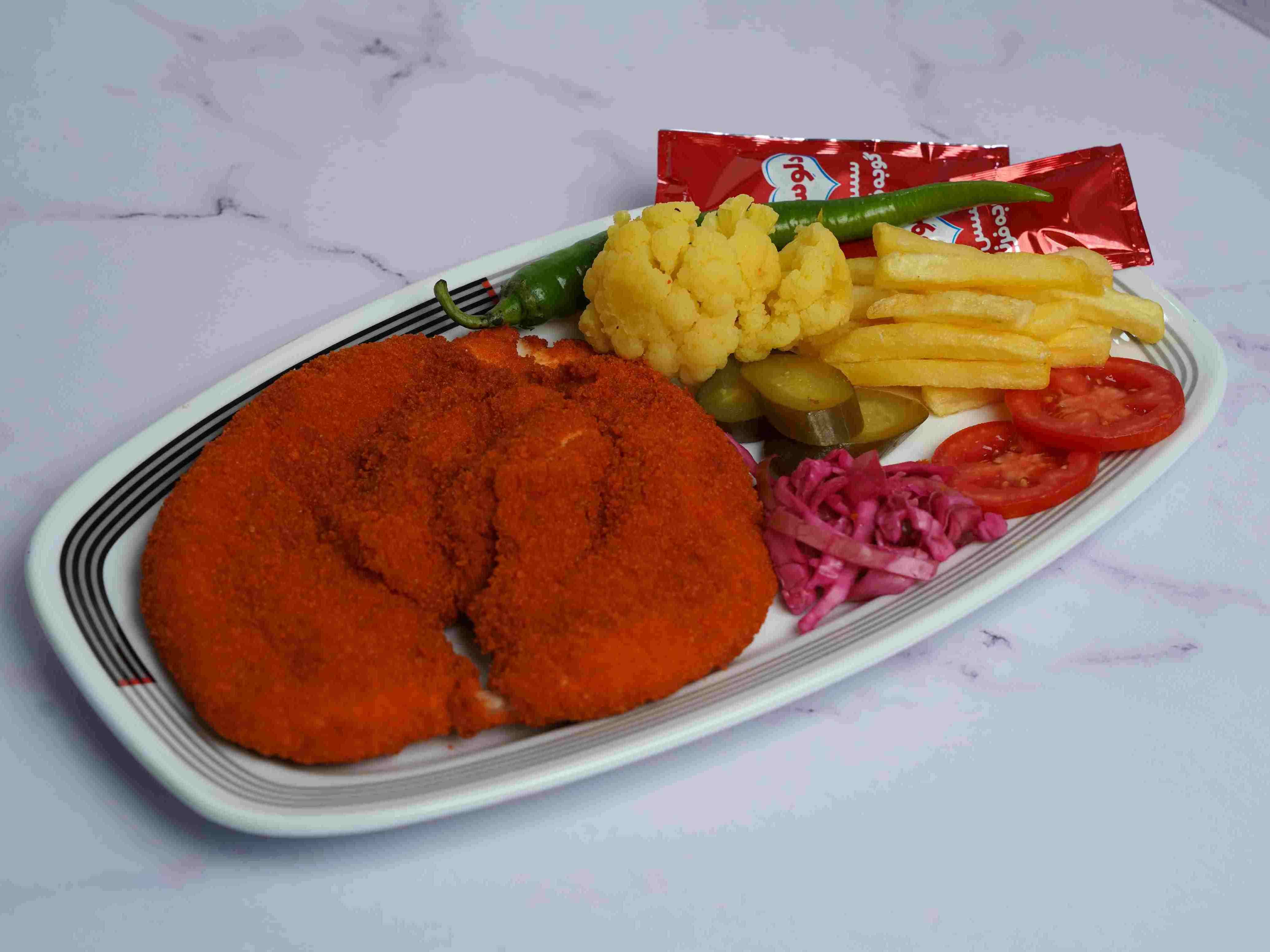 شنیسل مرغ